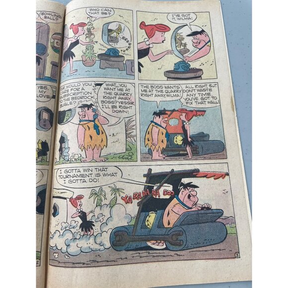 Charlton Comics The Flintstones And Pebbles #3 1971 Hanna Barbera Bagged Boarded - Picture 5 of 6